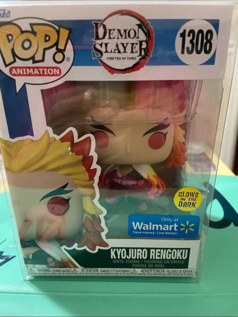 Funko Pop! Demon Slayer Kyojuro Rengoku Vinyl Figure (red, yellow, orange)